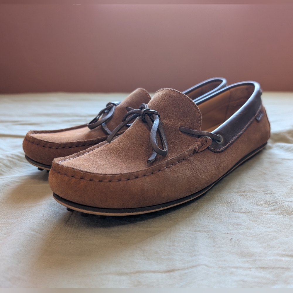Sacoor Brothers Casual Driving Loafers W40/8.5 Brown/Tan